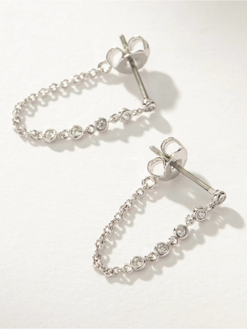 NEW Uncommon James Silver Easy Street Chain Earrings